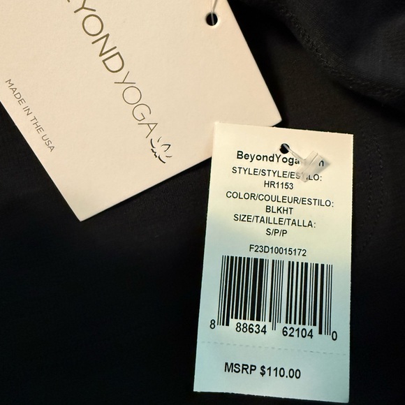Beyond Yoga Spacedye Midi Jogger Black S NWT - Picture 4 of 4